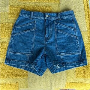 Madewell Blue Jean Shorts Classic Denim Style
